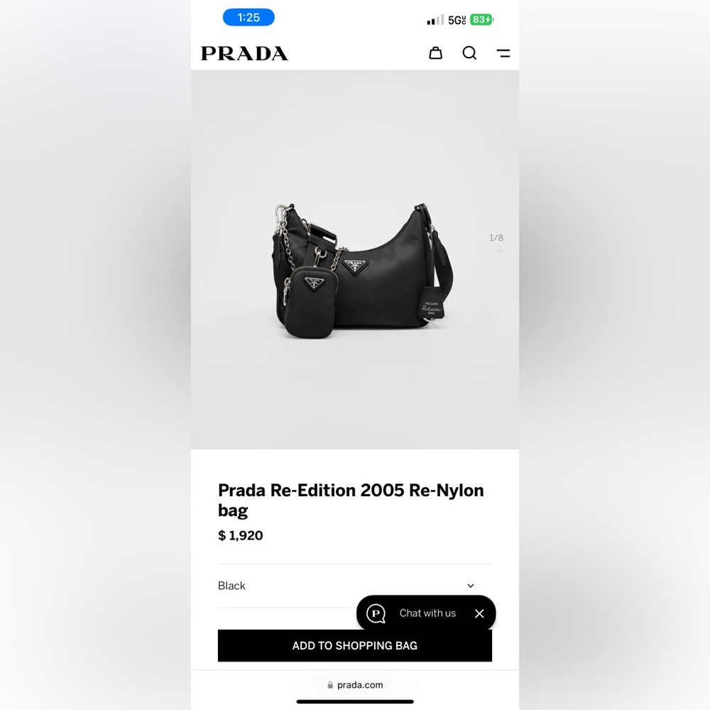 PRADA Re-Edition 2005 Re-Nylon Bag - Picture 4 of 8